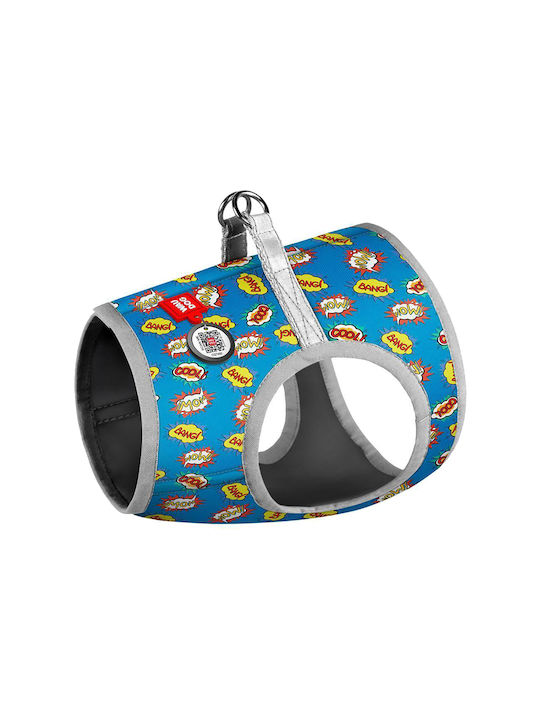 WauDog Dog Harness Vest Wow Blue 24-27cm 31-294