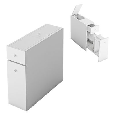 HomeMarkt Bathroom Cabinet L60xD19xH55cm White