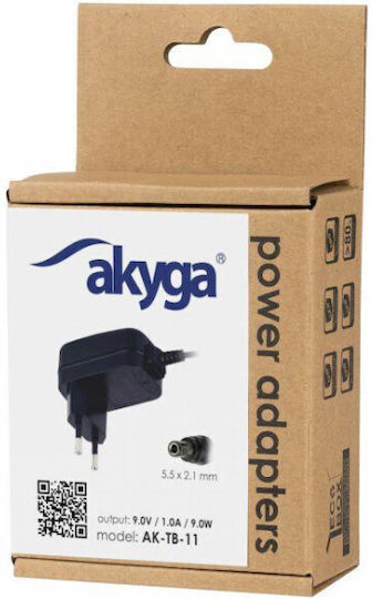 Akyga Universal Power Adapter 9V 1A with Power 9W (AK-TB-11)