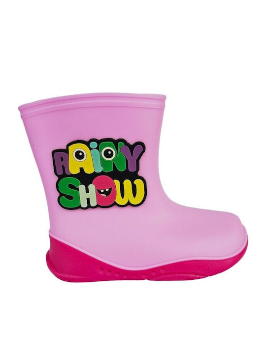 IQ Shoes Kids Wellies Pink