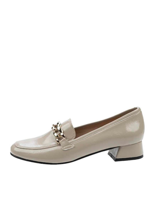 Stefania Pumps aus Lackleder mit niedrigem Absa...