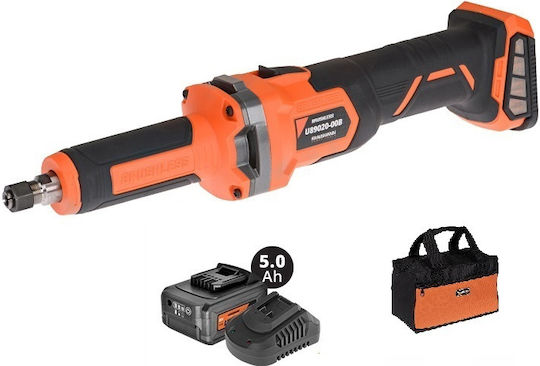 Krausmann Ευθύς Λειαντήρας 20V 1x5Ah με Ρύθμιση Ταχύτητας