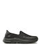 Go Walk 6 Πάνινα Ανδρικά Slip-On Μαύρα