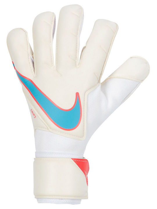 Nike Grip 3 Adults Goalkeeper Gloves White