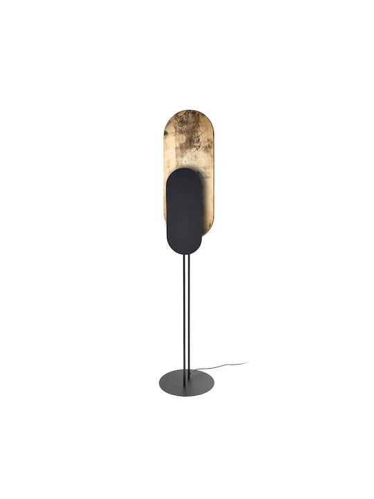 Nowodvorski Wheel Lux Floor Lamp H163xW35cm. with Socket for Bulb GX53 Black