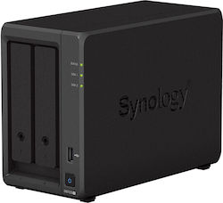 Synology DS723+ NAS cu 2 sloturi pentru HDD/M.2/SSD și 2 porturi Ethernet