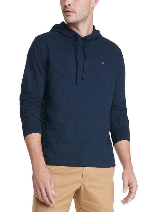 Tommy Hilfiger Men's Sweatshirt with Hood Navy Blue