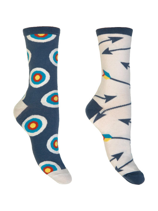 Kal-tsa Women's Patterned Socks Multicolour