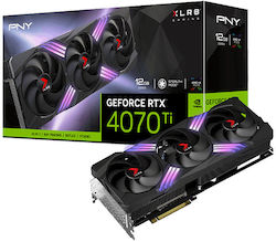 PNY GeForce RTX 4070 Ti 12GB GDDR6X XLR8 Gaming Verto TF OC Placă Grafică