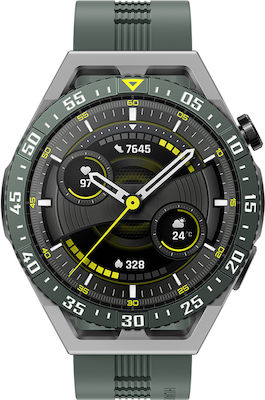 Huawei Watch GT 3 SE 46mm Αδιάβροχο με Παλμογράφο (Wilderness Green)