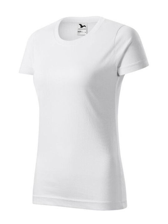 Adler Γυναικείο Διαφημιστικό T-shirt Κοντομάνικο σε Λευκό Χρώμα