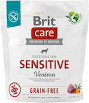 Brit Care Sensitive 1kg Ξηρά Τροφή χωρίς Σιτηρά για Ενήλικους Σκύλους με Ελάφι