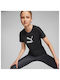 Puma Brand Love Metallic Femeie Tricou Negru