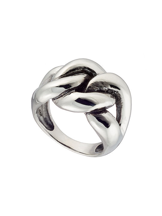 Oxzen Women's Ring from Silver