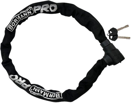 Bormann Pro 120cm Motorcycle Anti-Theft Chain BLK1300