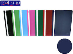 Metron Clipboard with Spring for Paper A4 Blue 1pcs