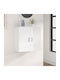 Cabinet Wall Glossy white 60x31x60cm