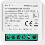 Nedis Smart Ενδιάμεσος Διακόπτης Wi-Fi σε Λευκό Χρώμα