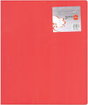 Typotrust Clipboard with 2 Rings for Paper A4 Red 1pcs