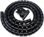 Cable Spiral Pro-show 25mm 1.5m Black