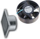 Mmotors 101-2050Λ Ventilator Șemineu Perete 18W cu Diametru F150mm Alb