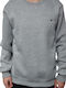 Men's Sweatshirt Three-Strand Cotton Grey 78172