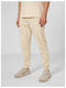 Jogginghose mit Gummizug Beige