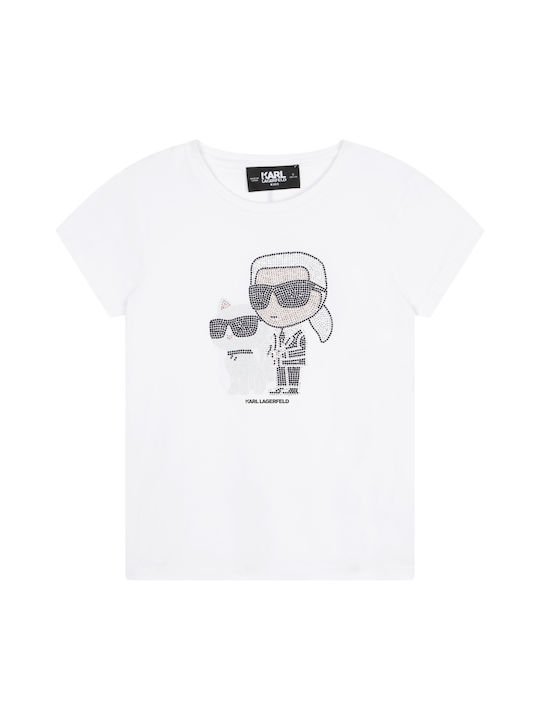 Karl Lagerfeld Kinder T-shirt Weiß