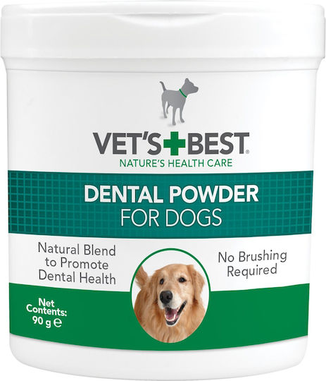Vet's Best Dental Powder Dog Dental Powder for Small Breeds 90gr
