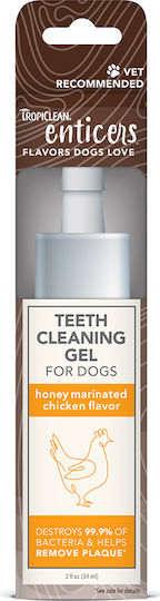 Tropiclean Cleaning Gel Gel για Σκύλους κατά της Πέτρας & Πλάκας 59gr