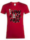 Sol's I Love Rock Music T-shirt Red