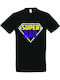 Sol's Super Dad T-shirt Schwarz
