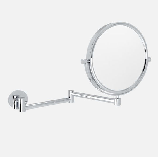 Verdi Schminkspiegel Wand mit Licht 20cm Silber