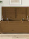 vidaXL Μασίφ Wooden Decorative Trunk Brown 110x50x45.5εκ.