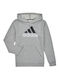 Adidas Kids Sweatshirt with Hood and Pocket Gray