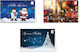 Greeting Cards Christmas 10.5x7cm 12pcs (Μiscellaneous Designs/Colors)