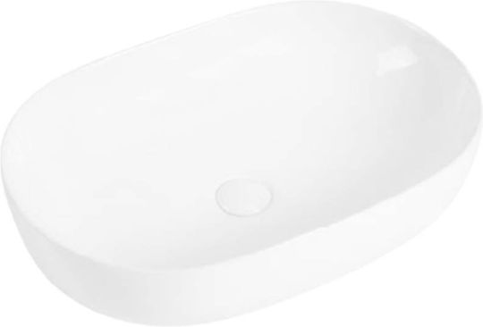 Ceramita M60I Aufgesetztes Waschbecken Porzellan 60x40x14.5cm Weiß