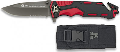 K25 Tactical Pocket Σουγιάς σε Κόκκινο χρώμα