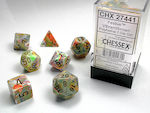 Chessex Festive Dice Vibrant/Brown 27441