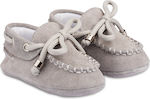 Babywalker Baptism Soft Sole Moccasins Gray