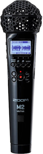 Zoom M2 MicTrak Stereo Digitaler Tragbarer Rekorder Batterie zur Aufnahme auf Speicherkarte mit USB-Stromversorgung