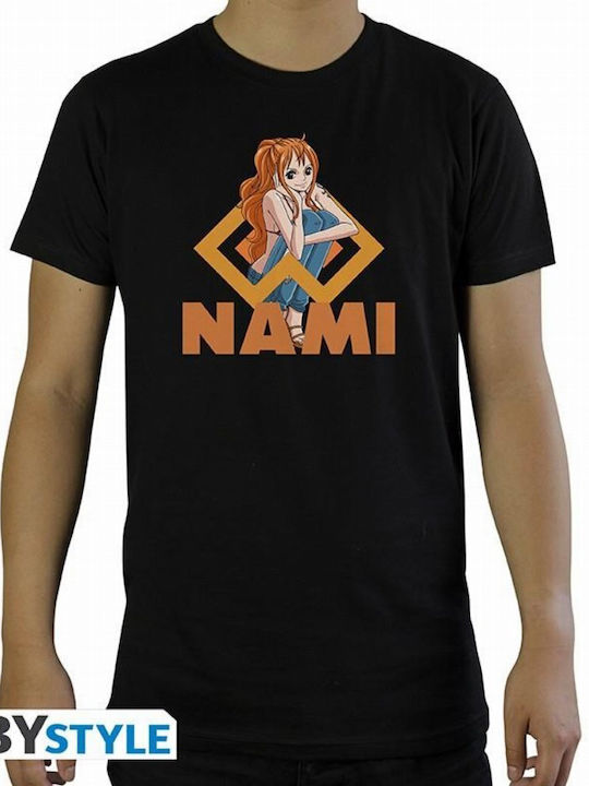 Abysse T-shirt One Piece Nami σε Μαύρο χρώμα