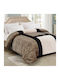 Saray Home Duvet Cover Queen 220x240cm Animal Print Vison 300 GSMGsm