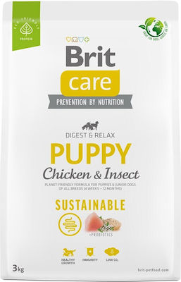 Brit Care Puppy 3kg Ξηρά Τροφή για Κουτάβια με Κοτόπουλο