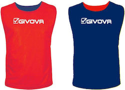 Givova Casacca Double Training Bibs Κόκκινο/Μπλε