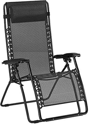 Bergner Zero Gravity Sunbed-Armchair Beach Black