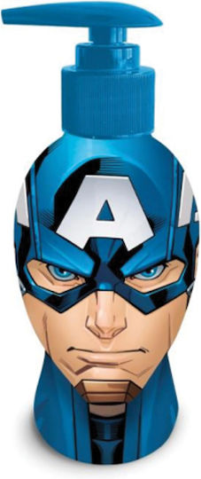 Lorenay Kids' Bubble Bath & Shampoo Captain America in Gel Form 300ml S4515750