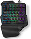 Nedis GKBDS110BK Gaming KeyPad cu iluminare RGB Negru