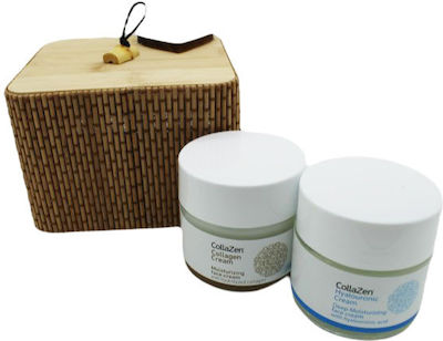 Collazen Collagen Cream Bamboo Box Σετ Περιποίησης με Κρέμα Προσώπου