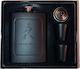 Johnnie Walker Set Sticlă Oțel inoxidabil cu Pahare de Shot & Pâlnie Negru 236ml